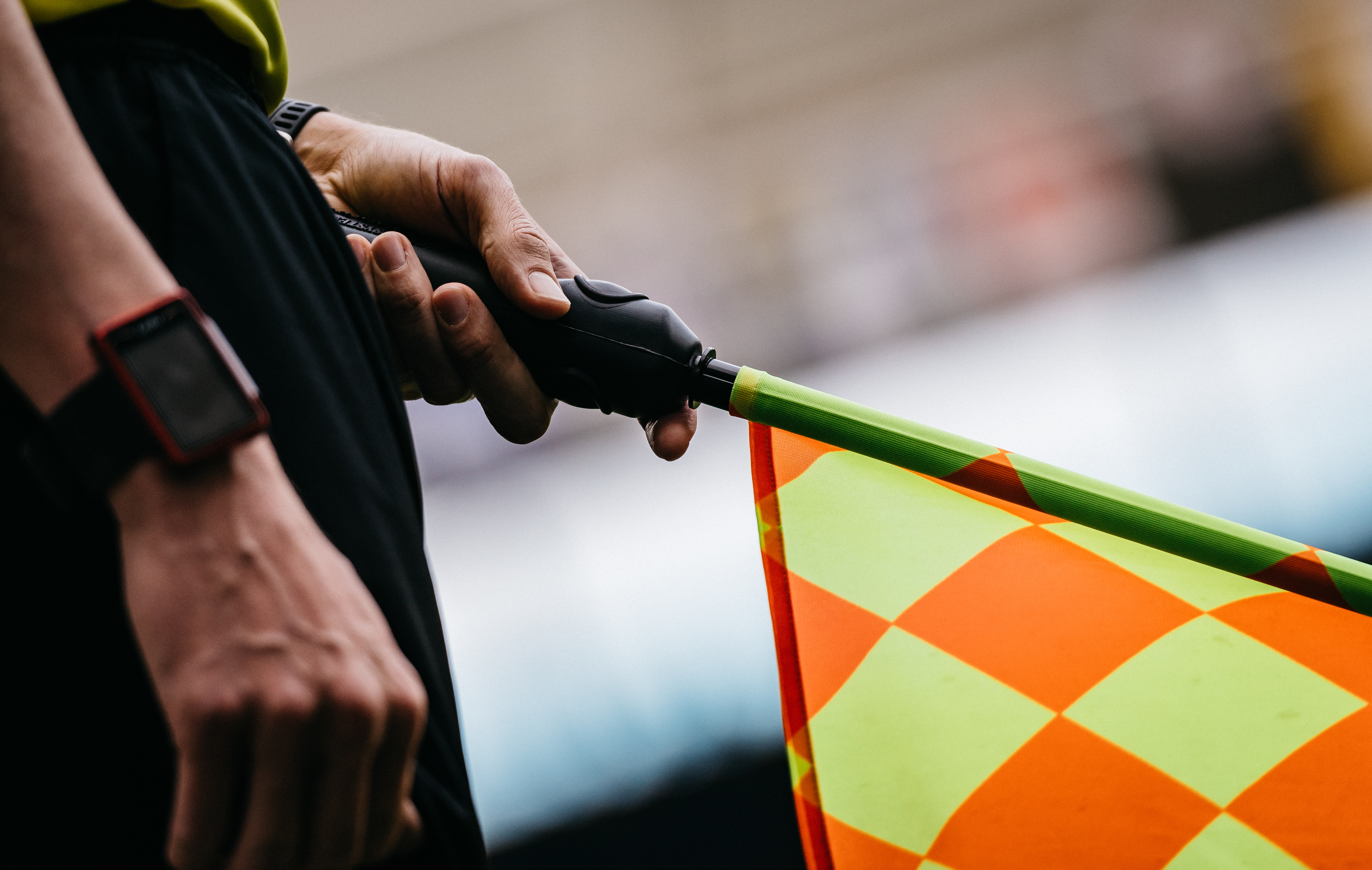 General features of the referee during the Bundesliga match between TSG 1899 Hoffenheim and FC Augsburg at Wirsol Rhein-Neckar-Arena on May 20, 2017 in Sinsheim, Germany.